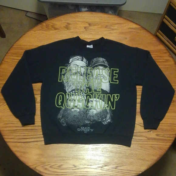 🦆 Duck Dynasty Sweatshirt Sweater Uncle Si Phil - Picture 7 of 10